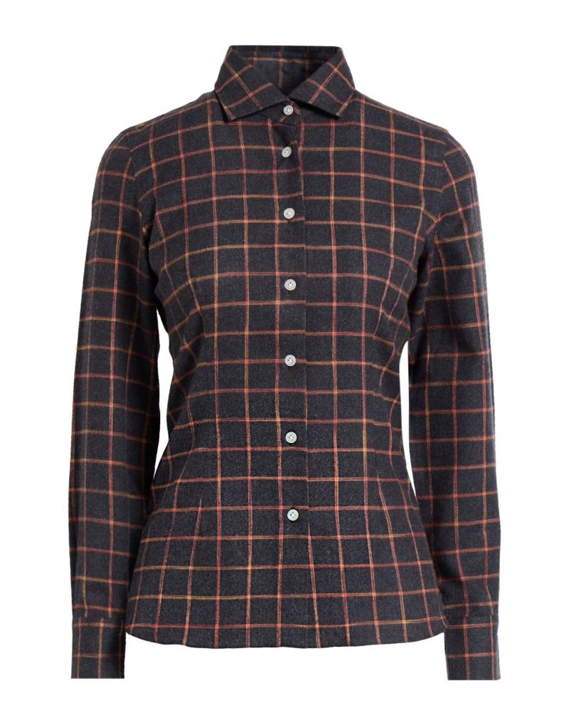 BARBA Napoli Hemd Damen Dunkelbraun von BARBA Napoli