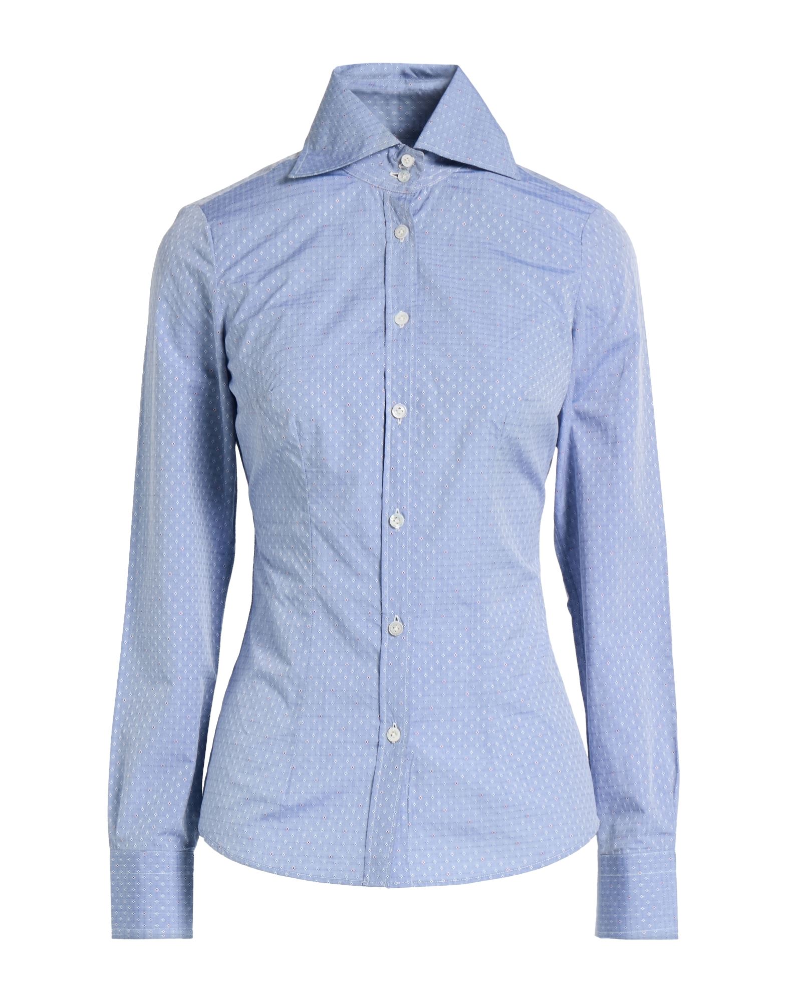 BARBA Napoli Hemd Damen Taubenblau von BARBA Napoli