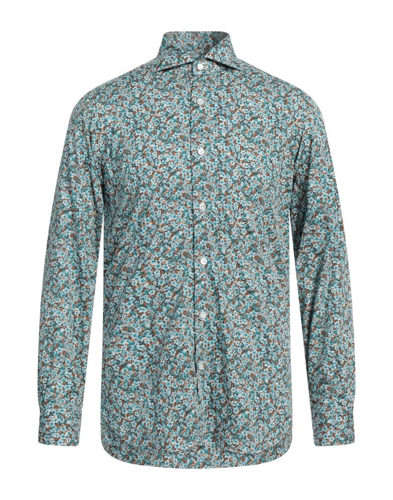 BARBA Napoli Hemd Herren Aquamarin von BARBA Napoli