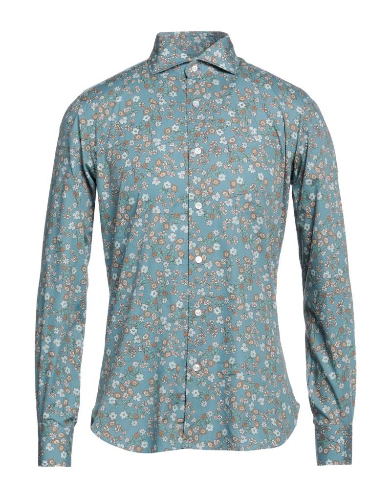 BARBA Napoli Hemd Herren Aquamarin von BARBA Napoli