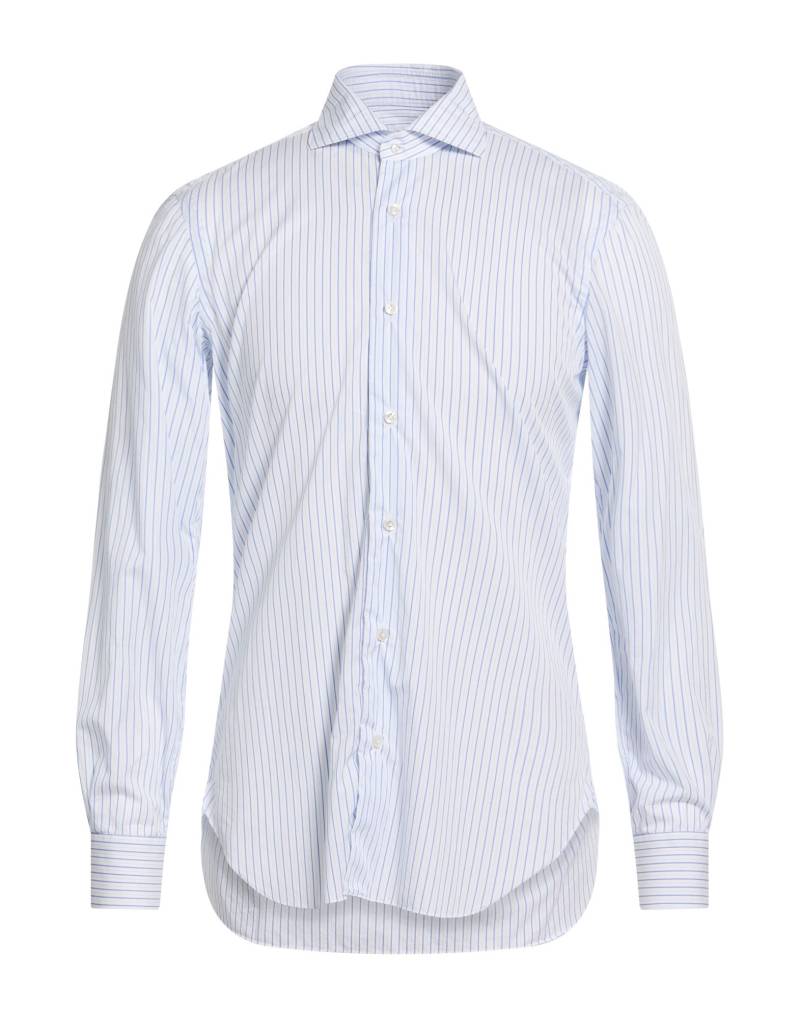 BARBA Napoli Hemd Herren Azurblau von BARBA Napoli