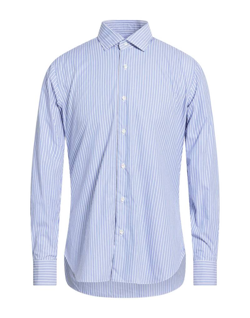 BARBA Napoli Hemd Herren Azurblau von BARBA Napoli