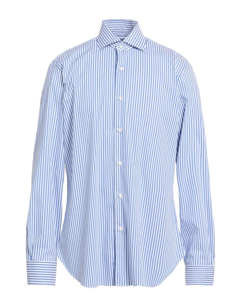 BARBA Napoli Hemd Herren Azurblau von BARBA Napoli