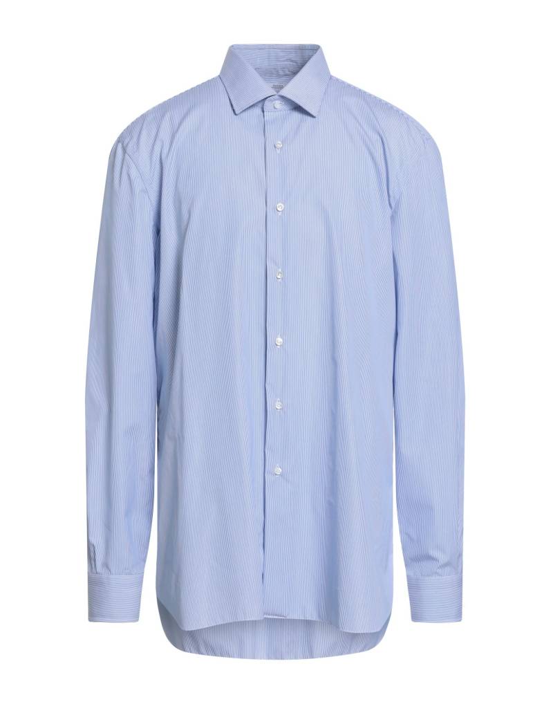 BARBA Napoli Hemd Herren Azurblau von BARBA Napoli