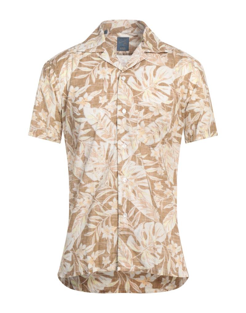 BARBA Napoli Hemd Herren Beige von BARBA Napoli