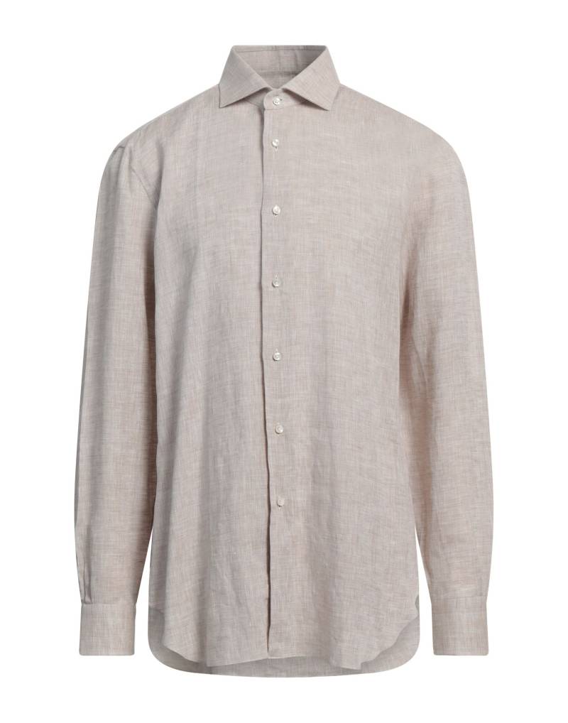 BARBA Napoli Hemd Herren Beige von BARBA Napoli