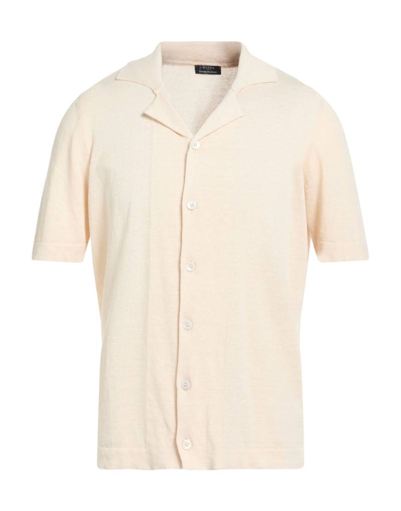 BARBA Napoli Hemd Herren Beige von BARBA Napoli