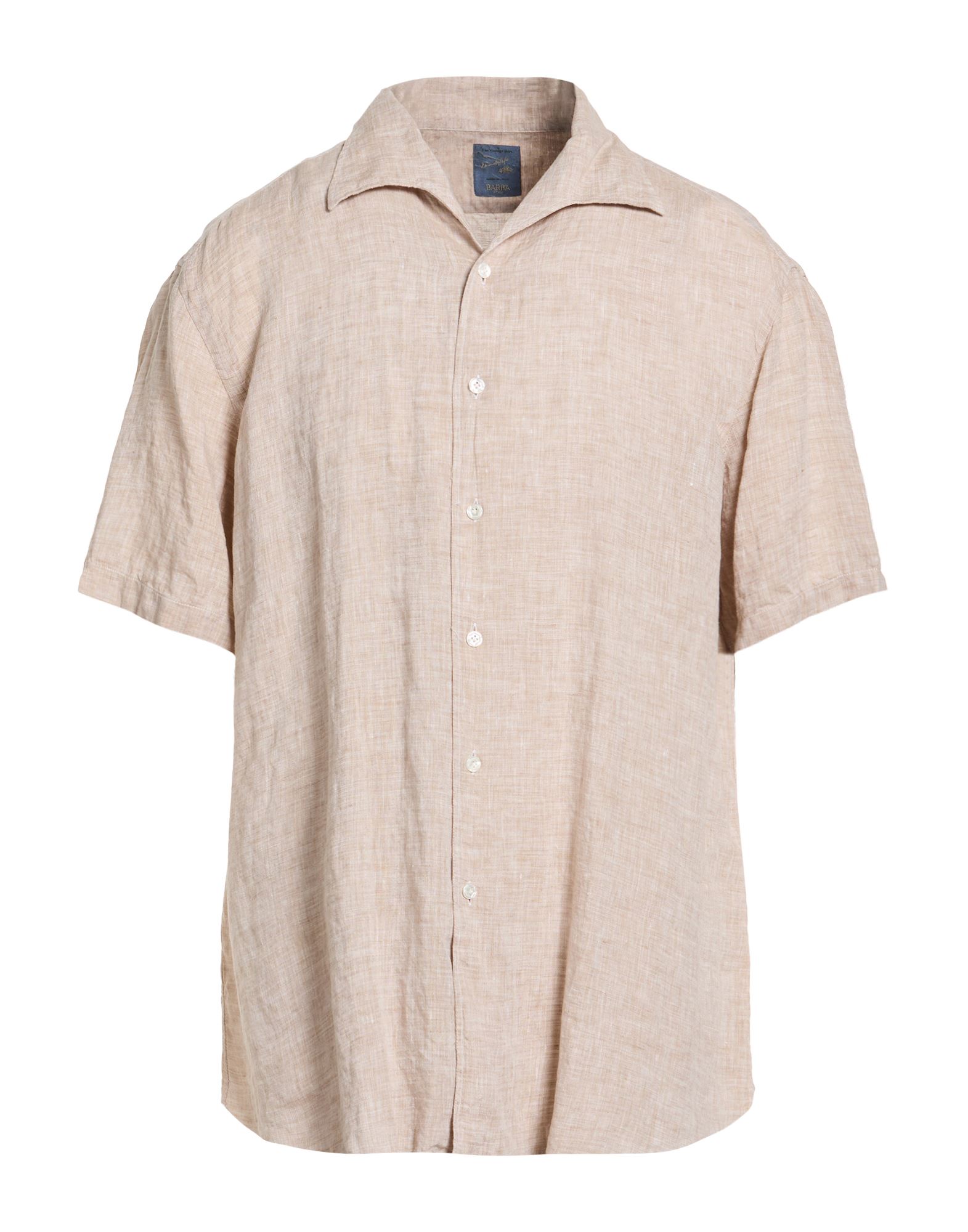 BARBA Napoli Hemd Herren Beige von BARBA Napoli