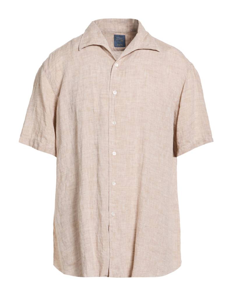 BARBA Napoli Hemd Herren Beige von BARBA Napoli