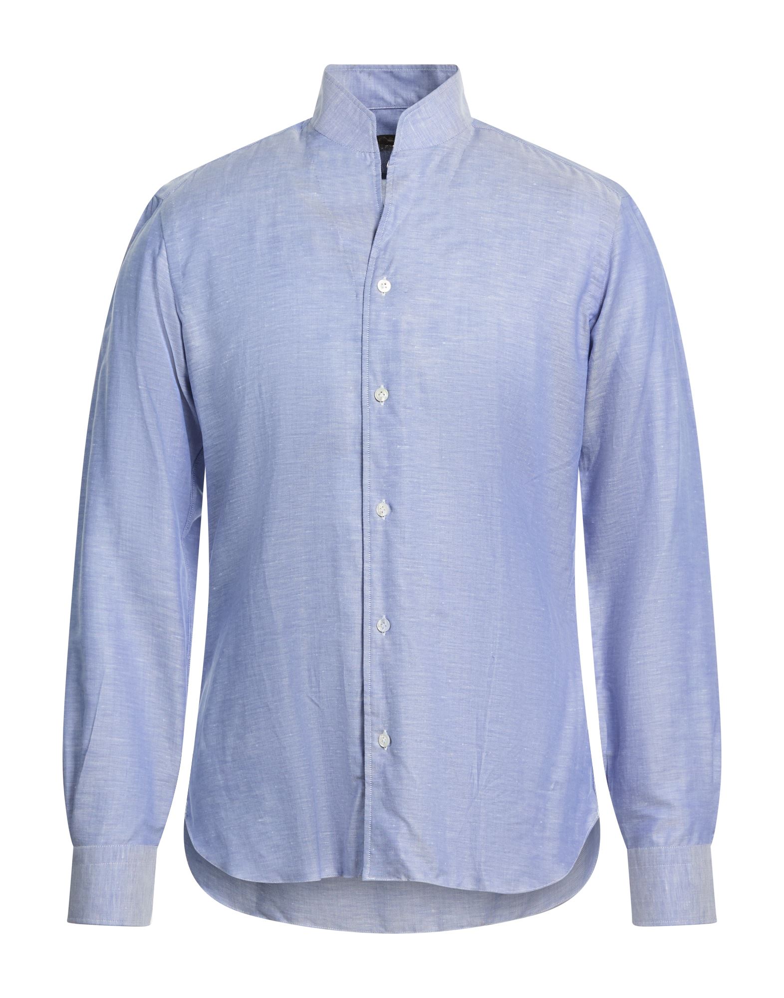 BARBA Napoli Hemd Herren Blau von BARBA Napoli