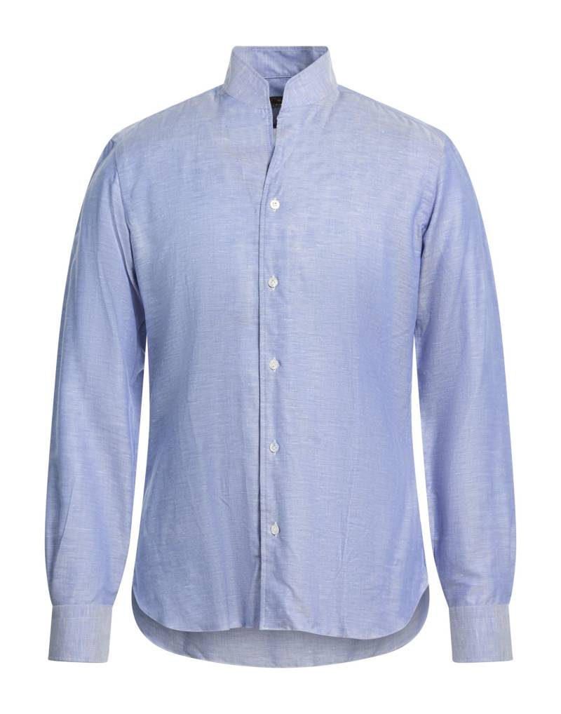 BARBA Napoli Hemd Herren Blau von BARBA Napoli