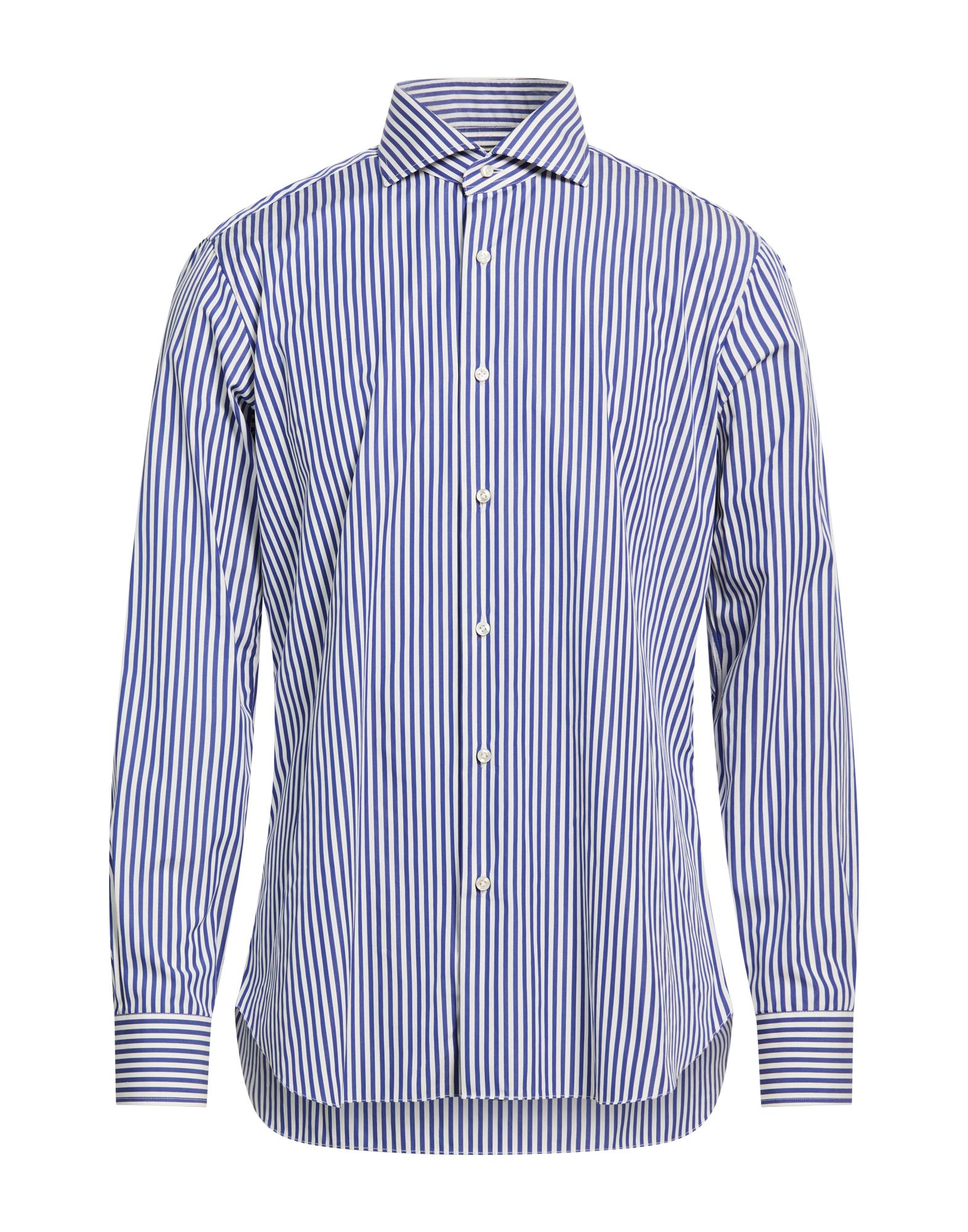 BARBA Napoli Hemd Herren Blau von BARBA Napoli