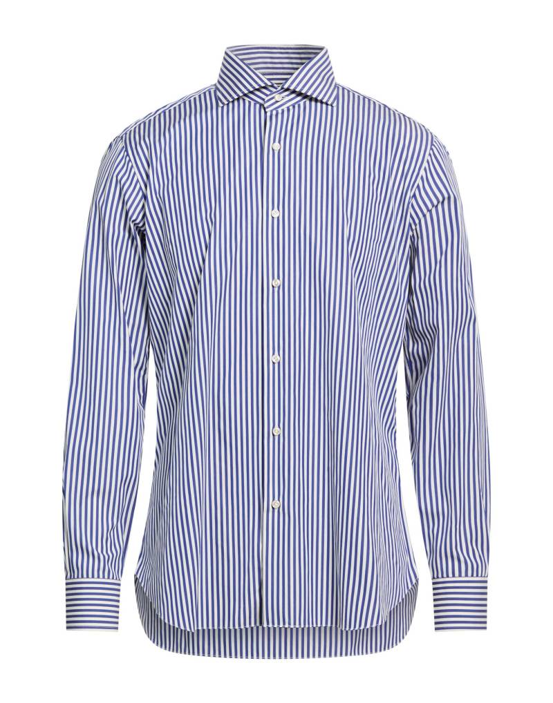 BARBA Napoli Hemd Herren Blau von BARBA Napoli