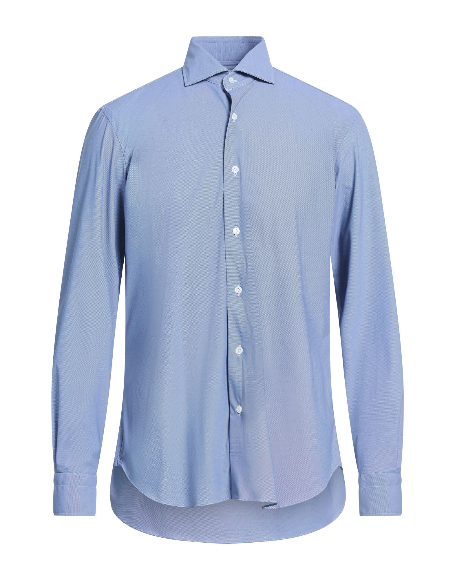 BARBA Napoli Hemd Herren Blau von BARBA Napoli