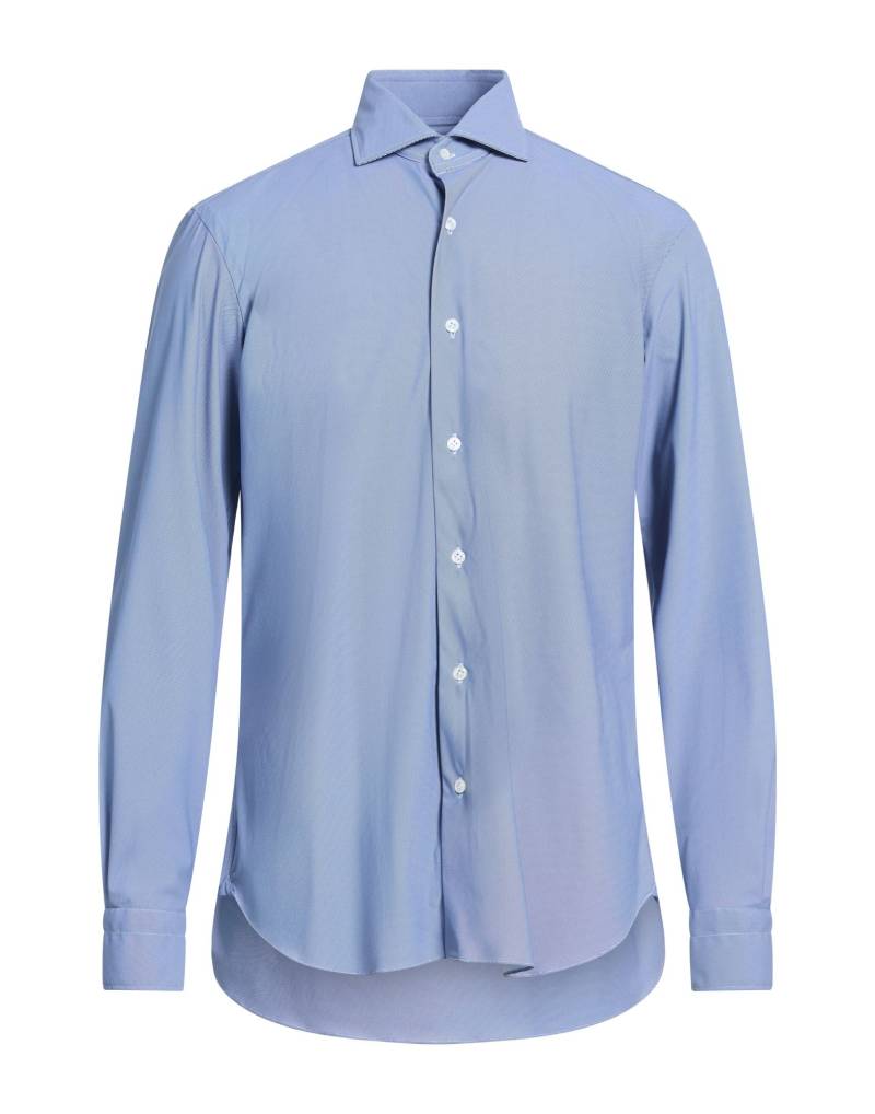 BARBA Napoli Hemd Herren Blau von BARBA Napoli