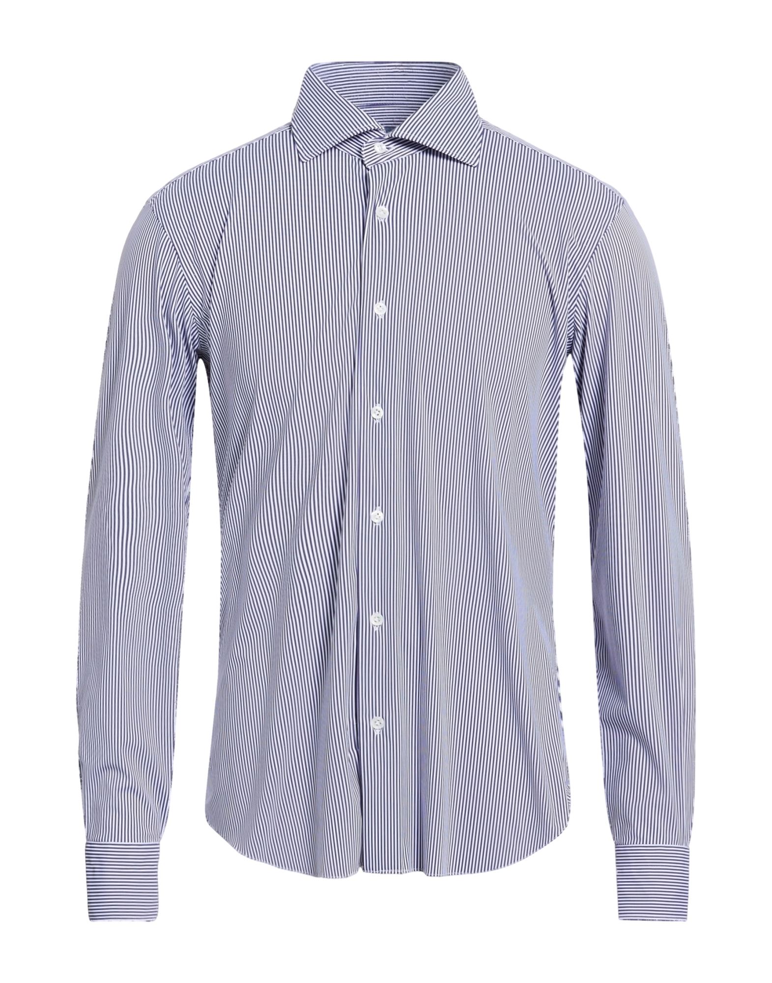 BARBA Napoli Hemd Herren Blau von BARBA Napoli