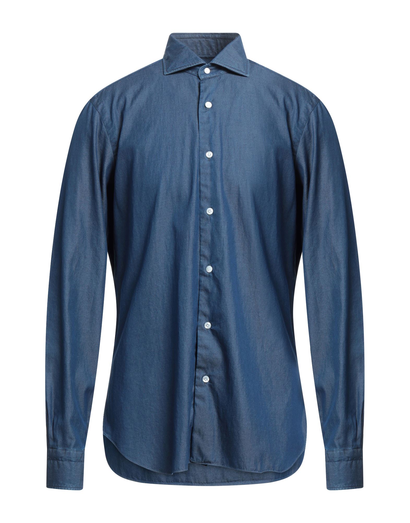 BARBA Napoli Hemd Herren Blau von BARBA Napoli