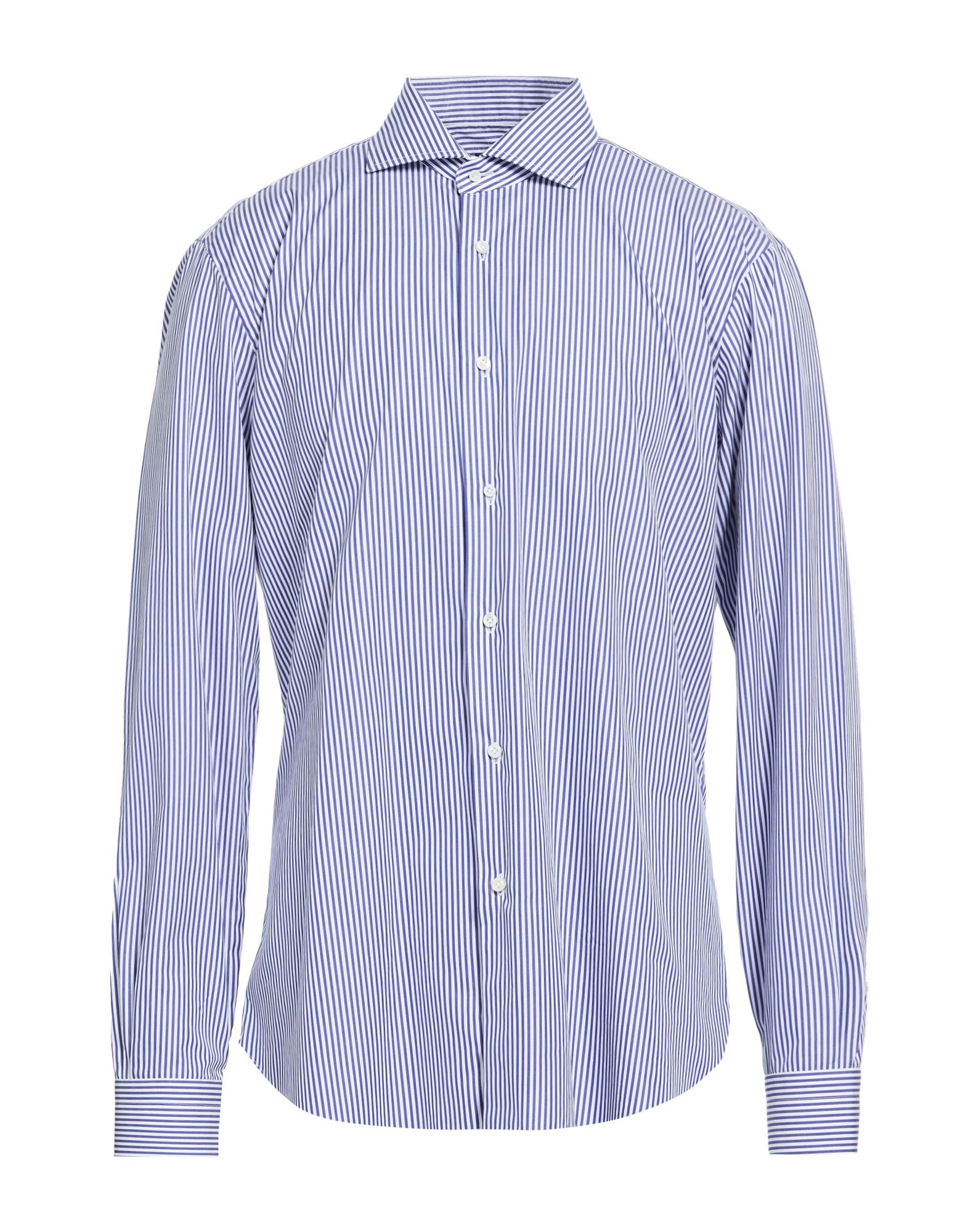 BARBA Napoli Hemd Herren Blau von BARBA Napoli