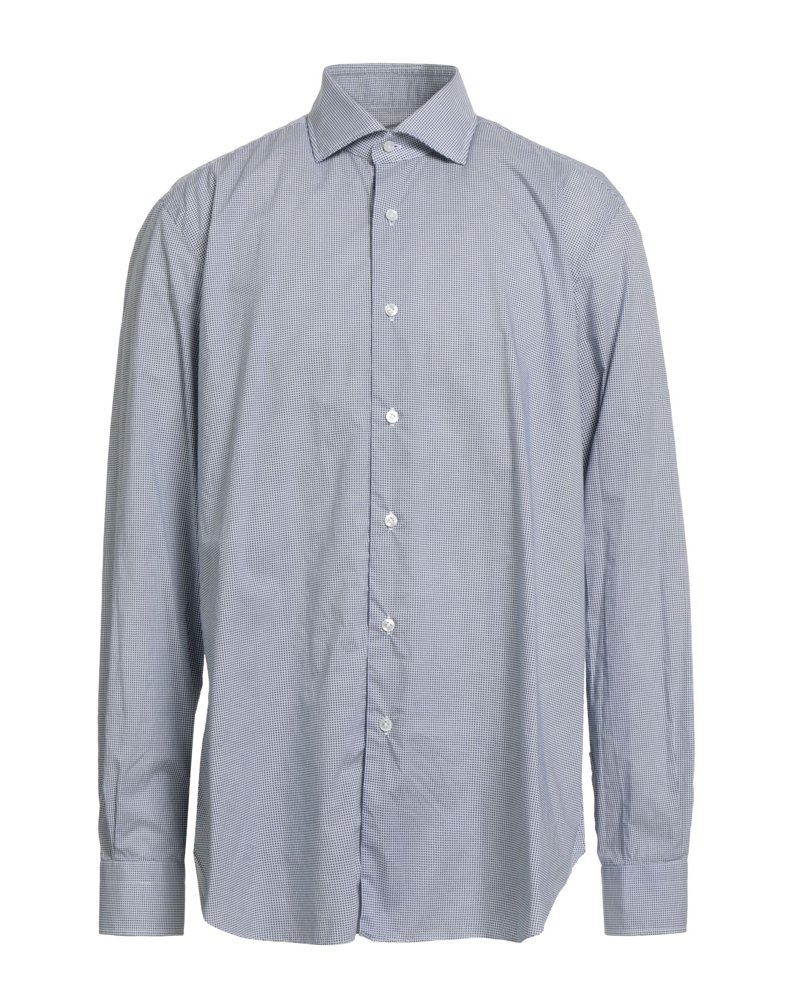 BARBA Napoli Hemd Herren Blau von BARBA Napoli