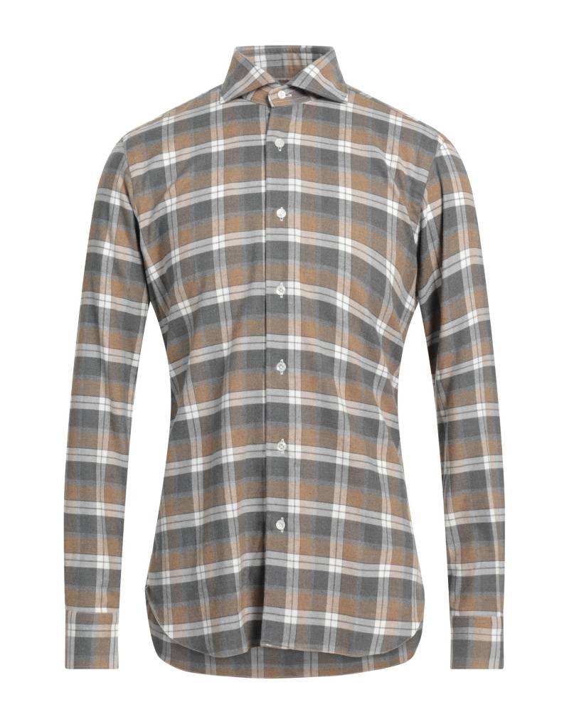 BARBA Napoli Hemd Herren Blei von BARBA Napoli