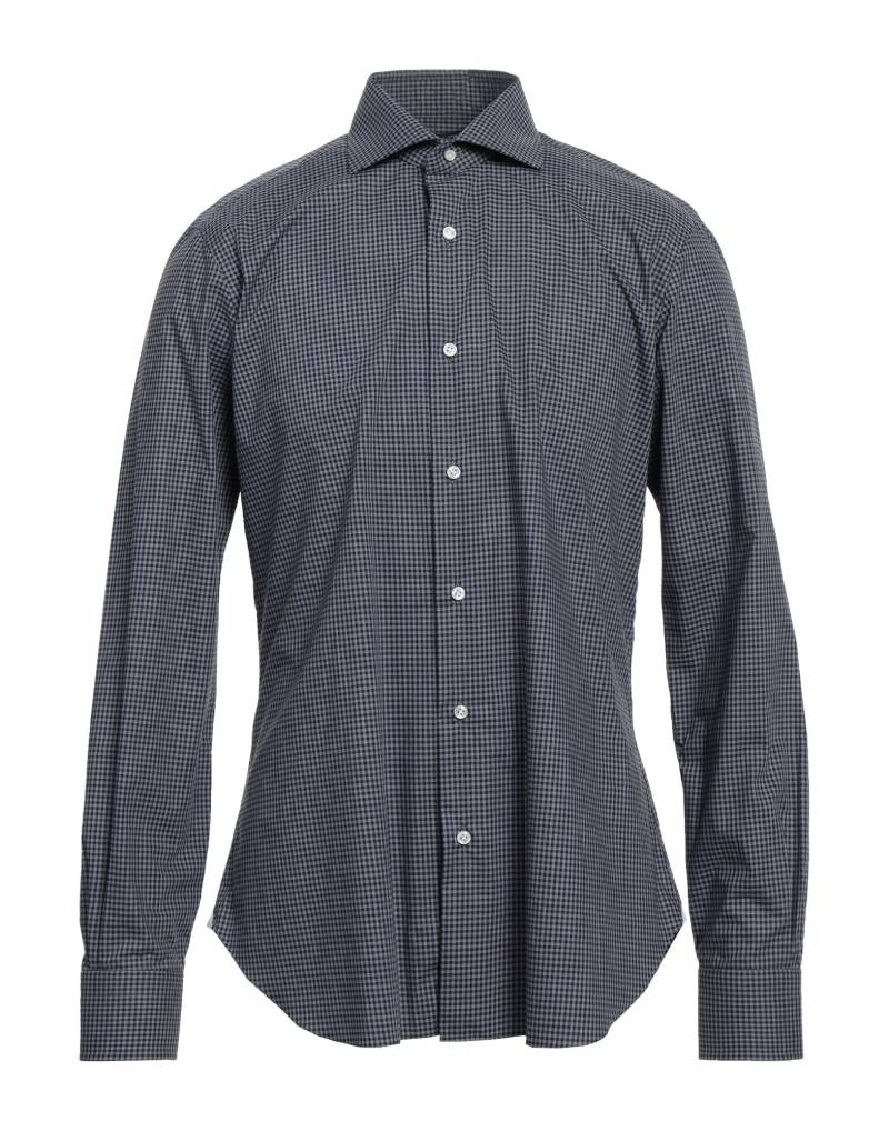 BARBA Napoli Hemd Herren Blei von BARBA Napoli