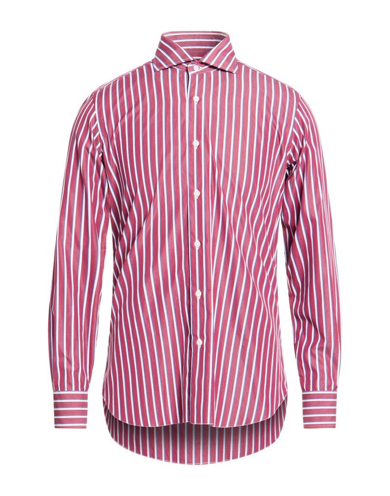 BARBA Napoli Hemd Herren Bordeaux von BARBA Napoli