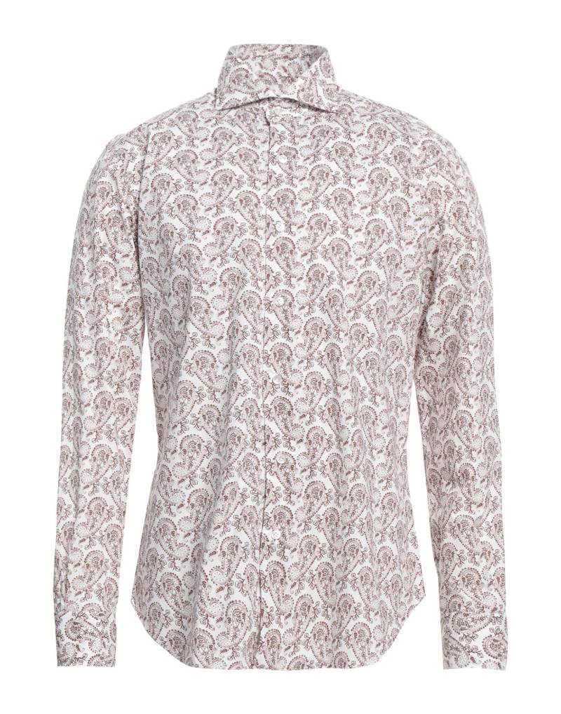 BARBA Napoli Hemd Herren Braun von BARBA Napoli