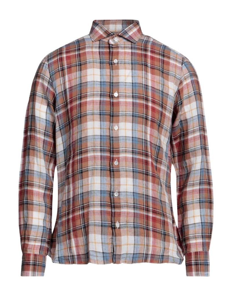 BARBA Napoli Hemd Herren Braun von BARBA Napoli