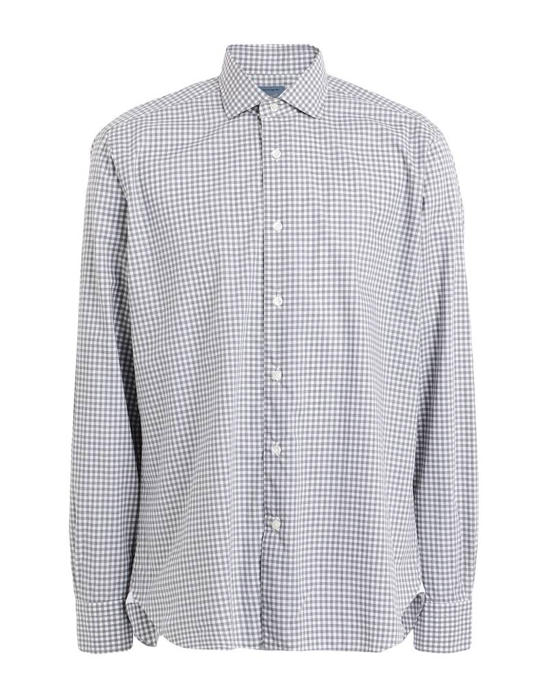 BARBA Napoli Hemd Herren Grau von BARBA Napoli