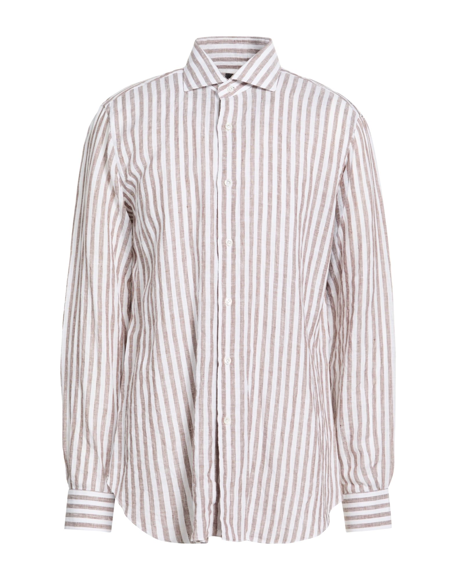 BARBA Napoli Hemd Herren Grau von BARBA Napoli