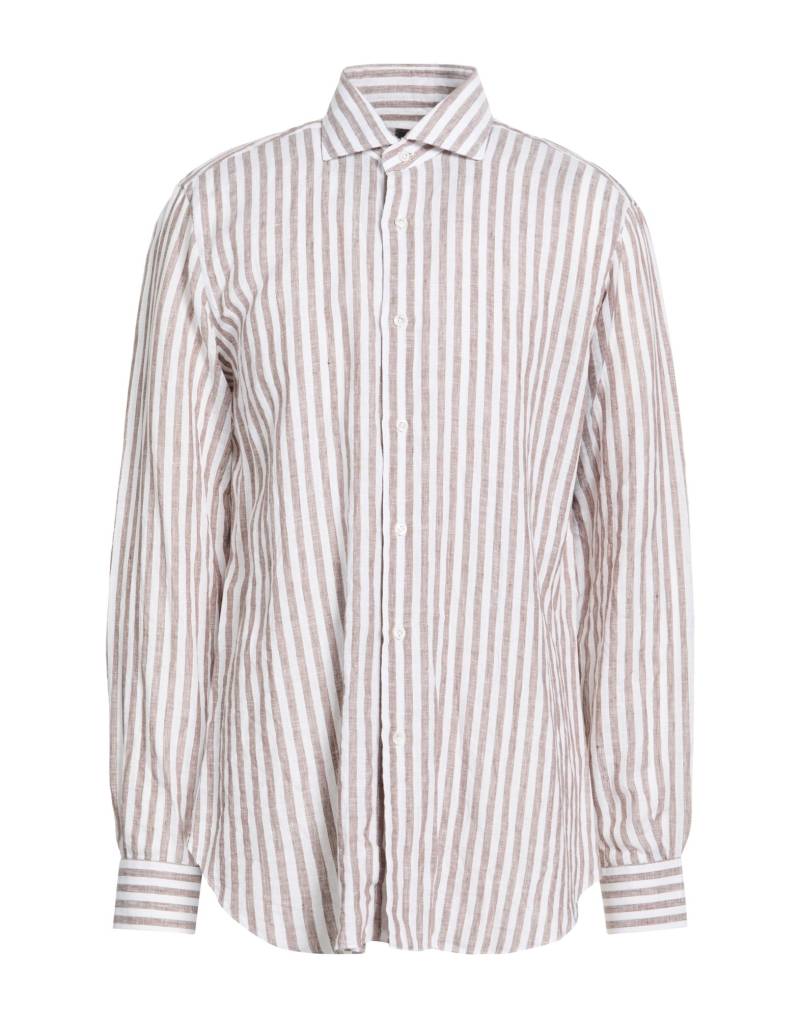 BARBA Napoli Hemd Herren Grau von BARBA Napoli