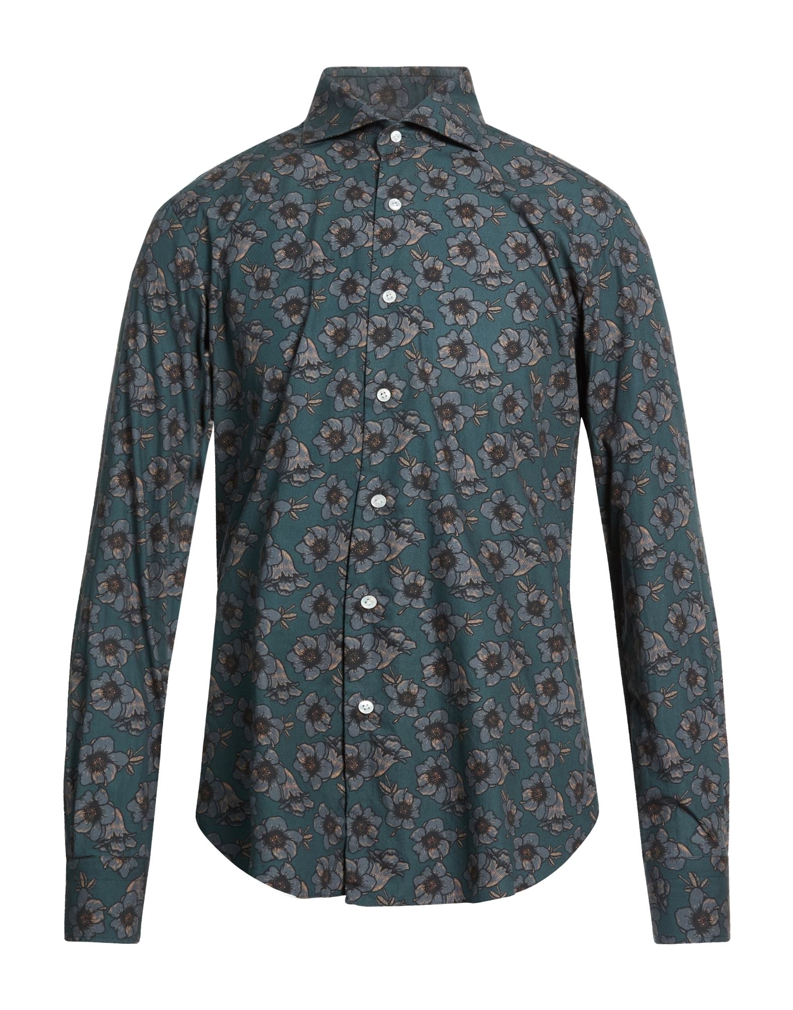 BARBA Napoli Hemd Herren Grün von BARBA Napoli