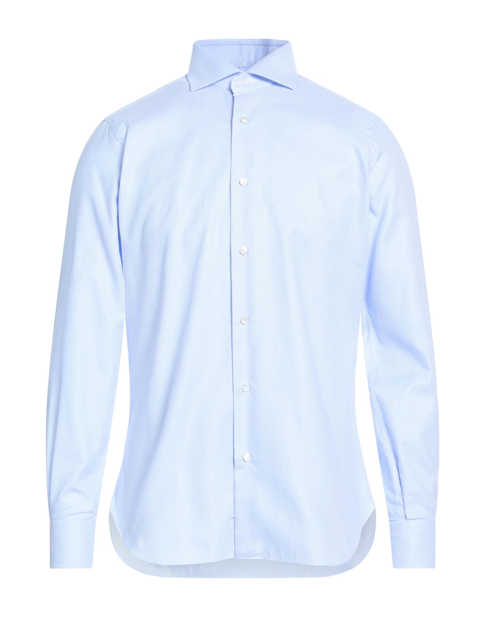 BARBA Napoli Hemd Herren Hellblau von BARBA Napoli