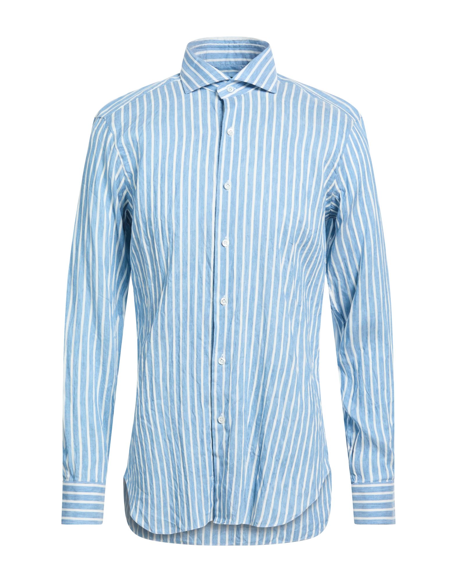 BARBA Napoli Hemd Herren Hellblau von BARBA Napoli