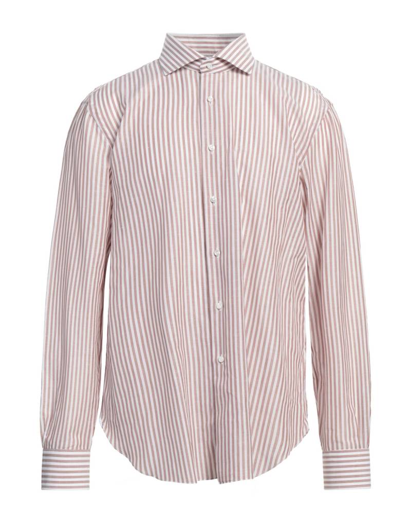 BARBA Napoli Hemd Herren Hellbraun von BARBA Napoli