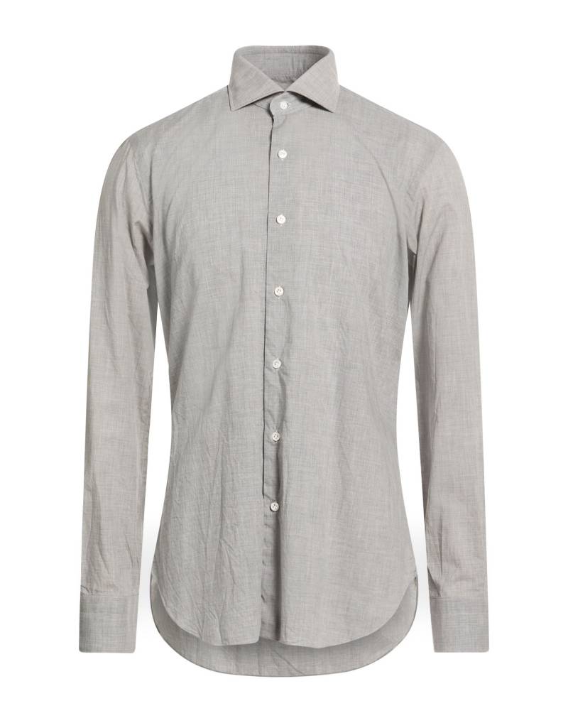 BARBA Napoli Hemd Herren Hellgrau von BARBA Napoli