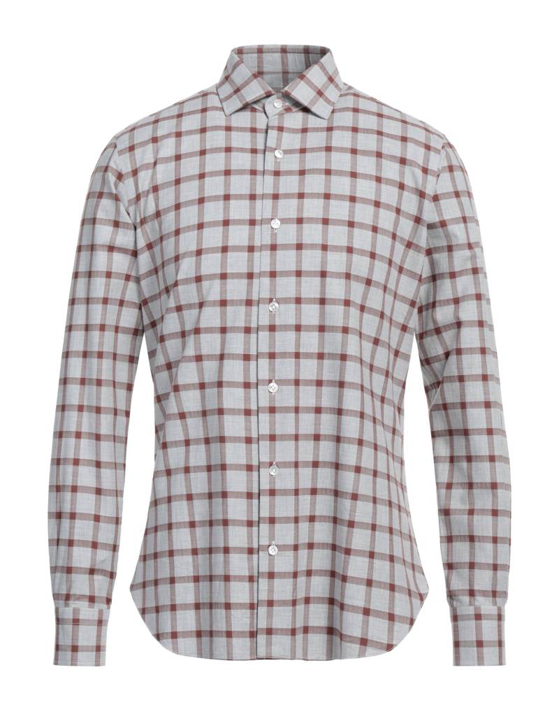 BARBA Napoli Hemd Herren Hellgrau von BARBA Napoli