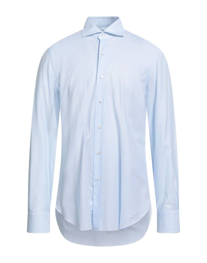 BARBA Napoli Hemd Herren Himmelblau von BARBA Napoli