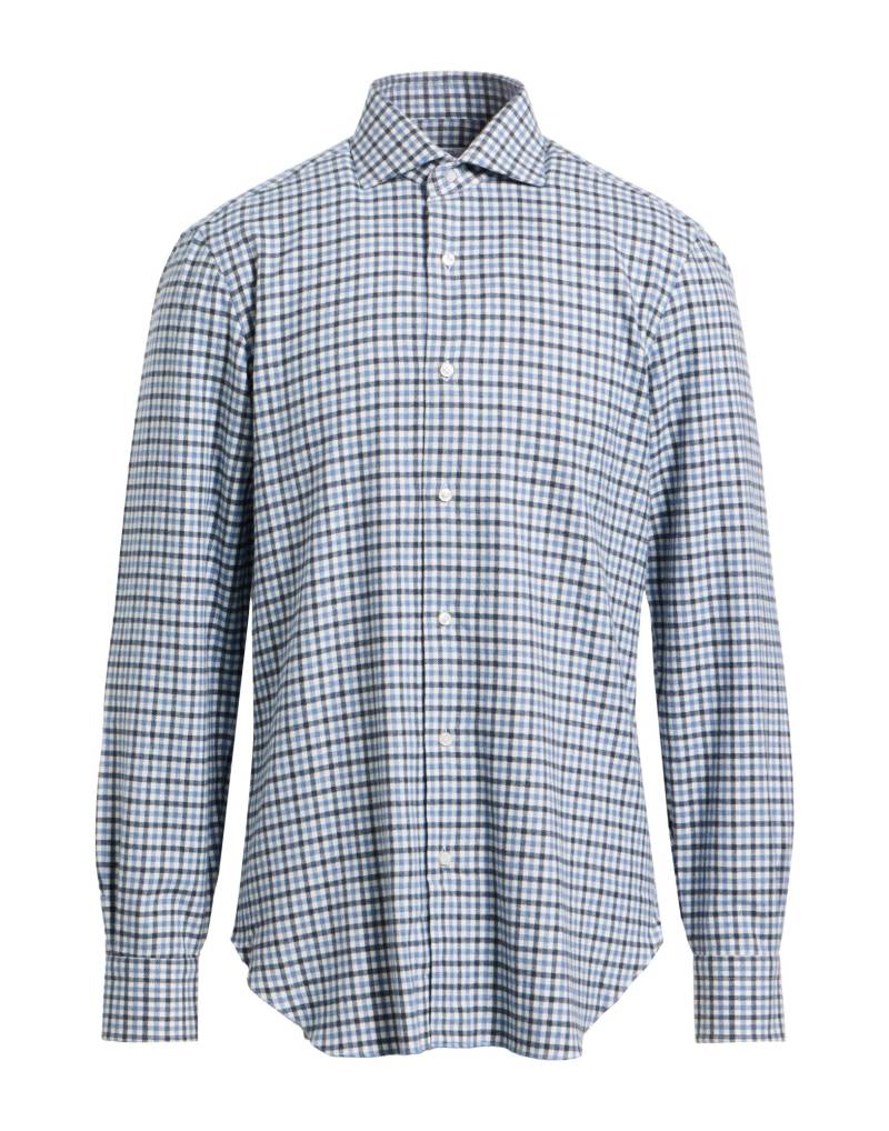 BARBA Napoli Hemd Herren Himmelblau von BARBA Napoli