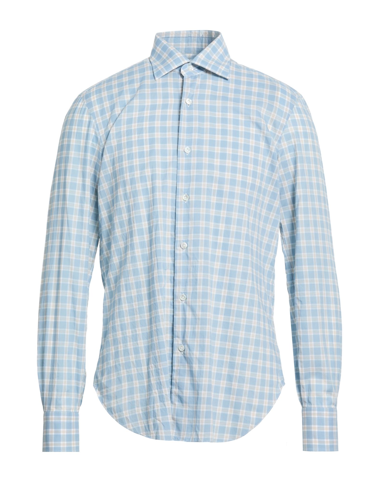 BARBA Napoli Hemd Herren Himmelblau von BARBA Napoli