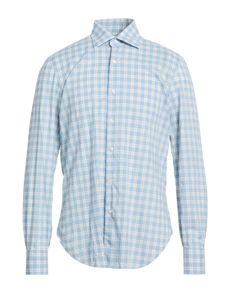 BARBA Napoli Hemd Herren Himmelblau von BARBA Napoli