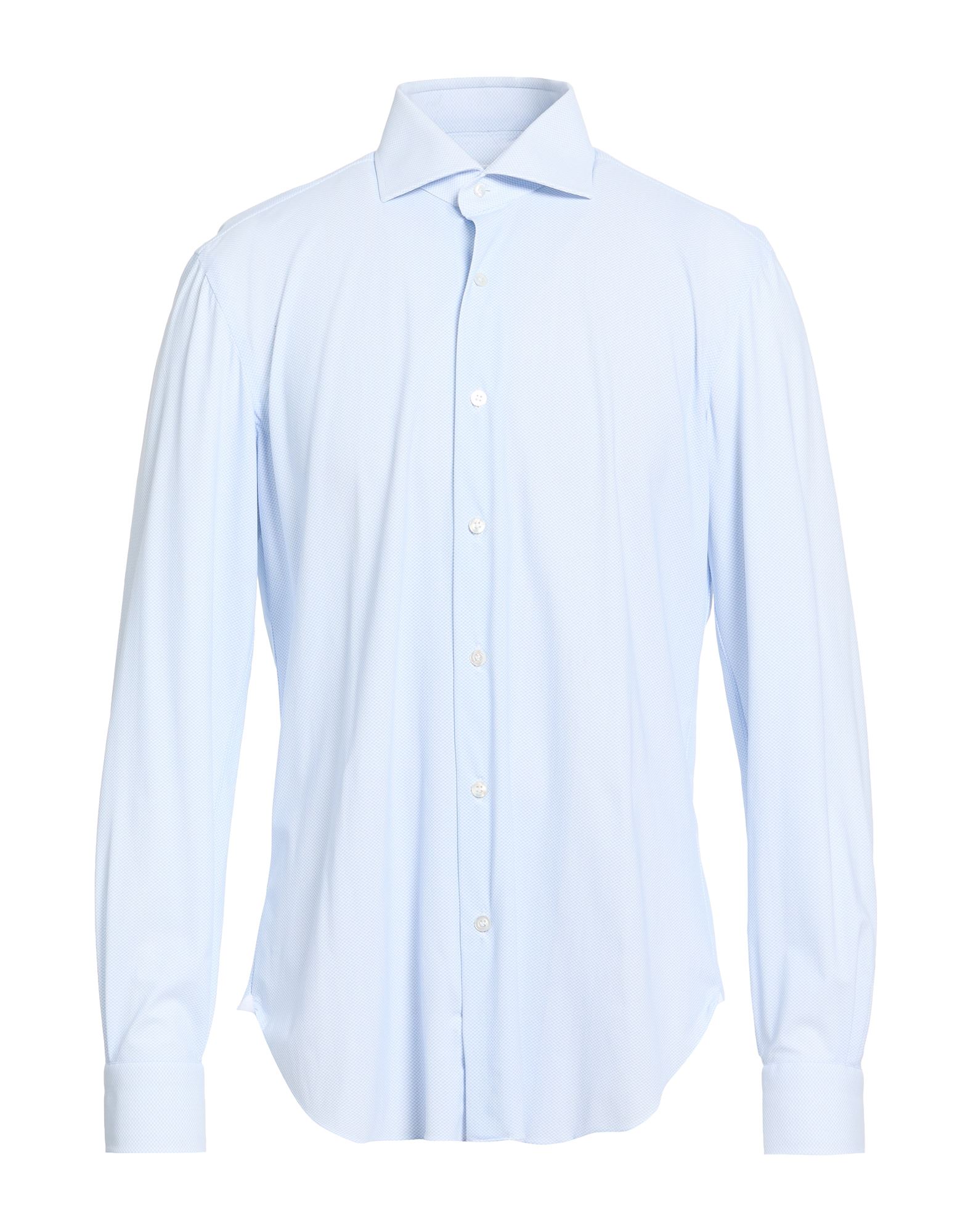 BARBA Napoli Hemd Herren Himmelblau von BARBA Napoli