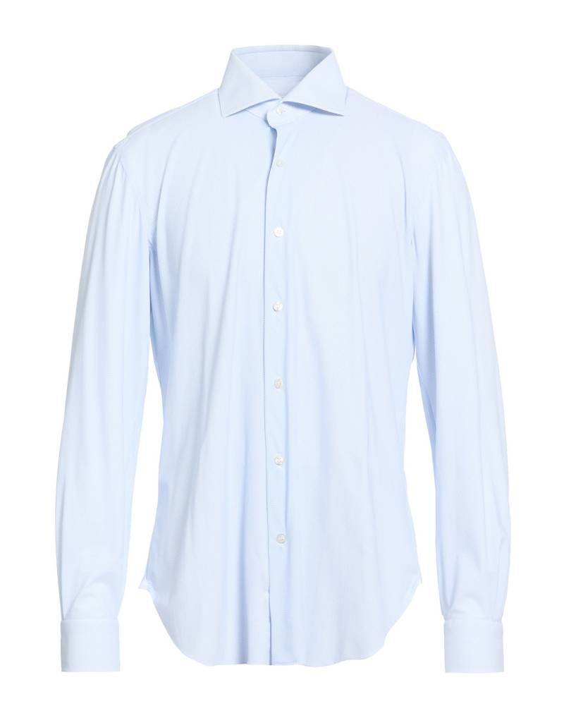 BARBA Napoli Hemd Herren Himmelblau von BARBA Napoli