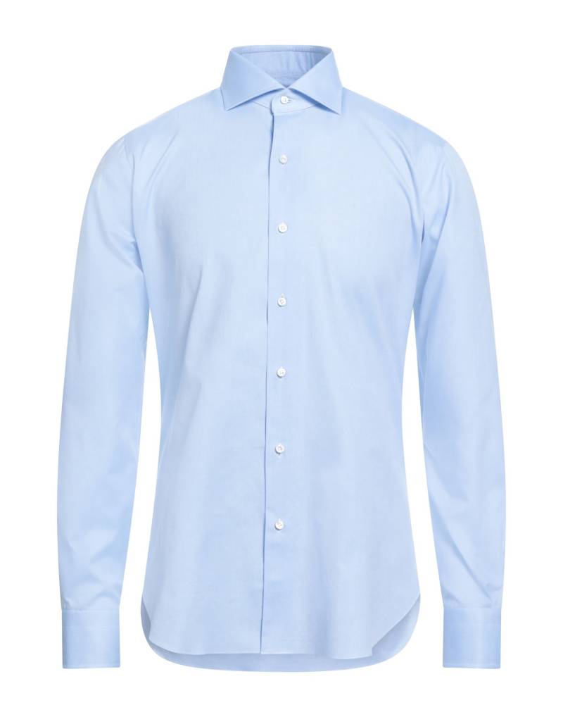 BARBA Napoli Hemd Herren Himmelblau von BARBA Napoli