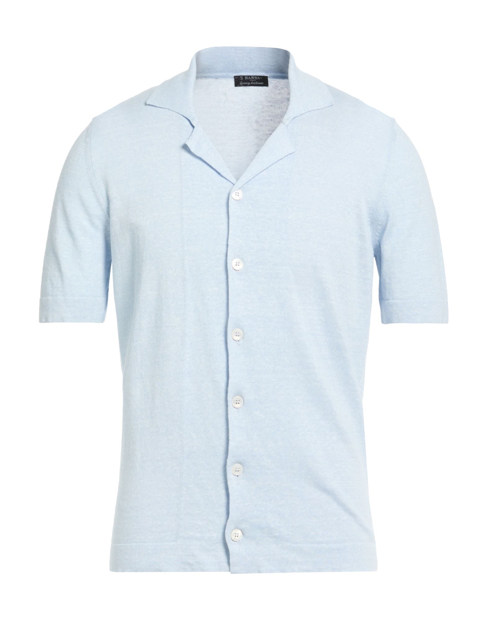 BARBA Napoli Hemd Herren Himmelblau von BARBA Napoli