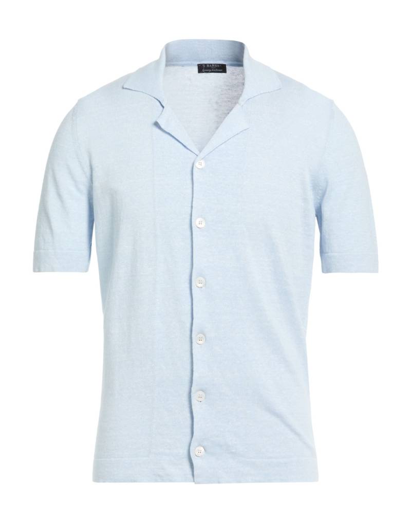 BARBA Napoli Hemd Herren Himmelblau von BARBA Napoli