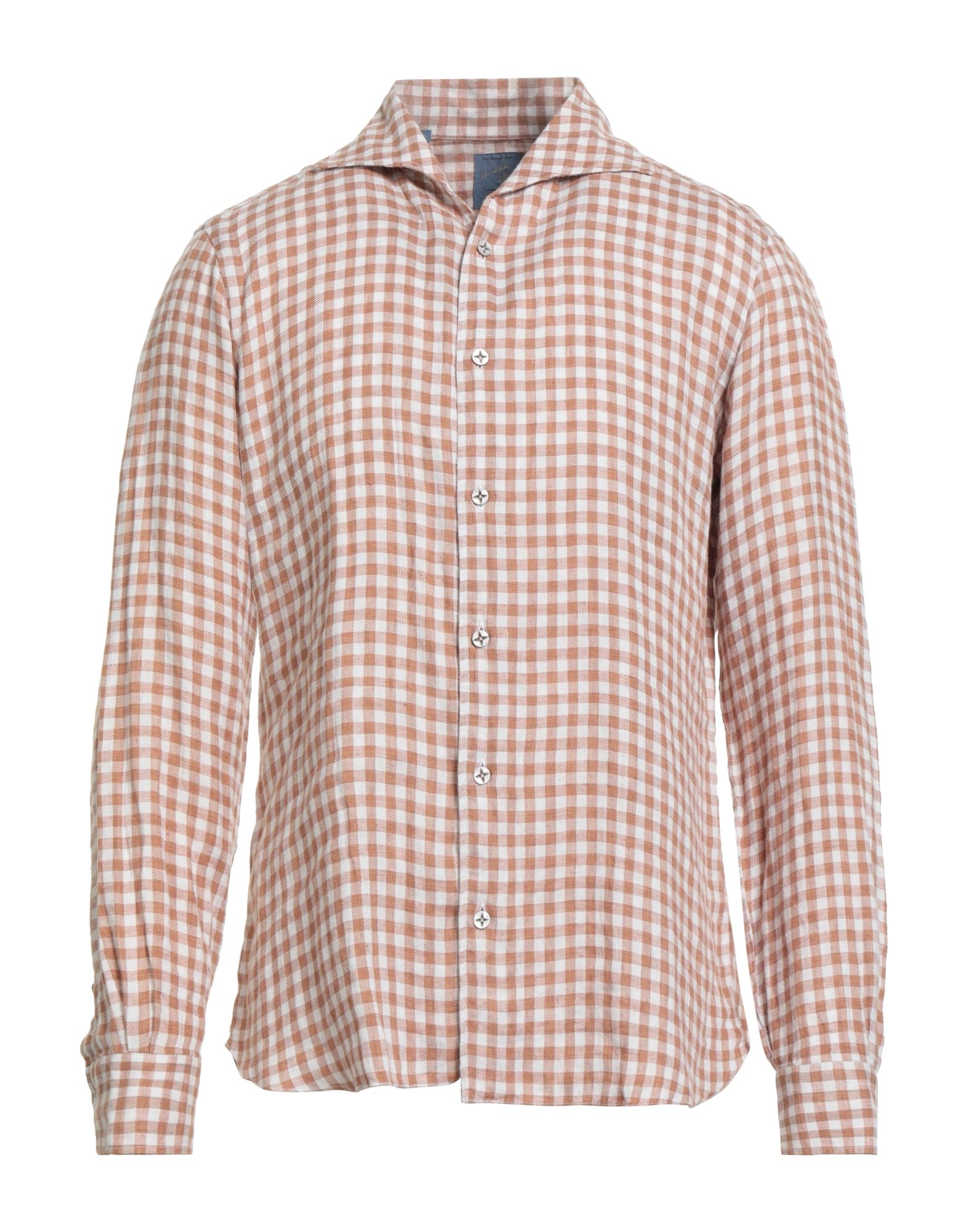 BARBA Napoli Hemd Herren Kamel von BARBA Napoli