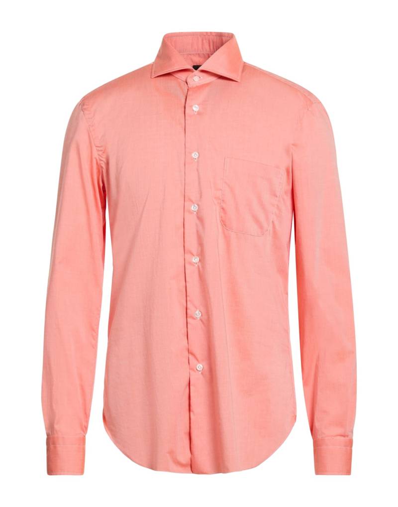 BARBA Napoli Hemd Herren Lachs von BARBA Napoli