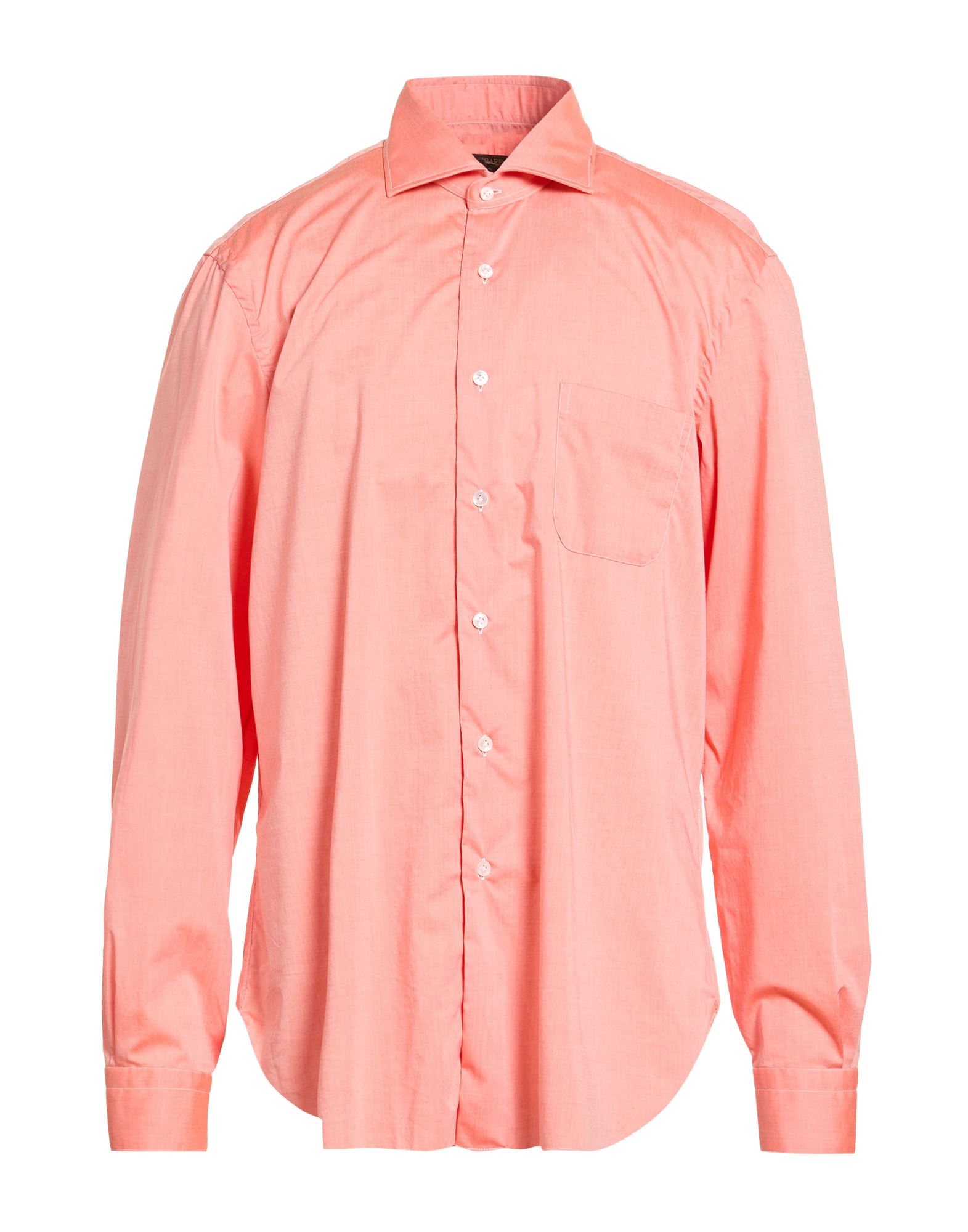 BARBA Napoli Hemd Herren Lachs von BARBA Napoli