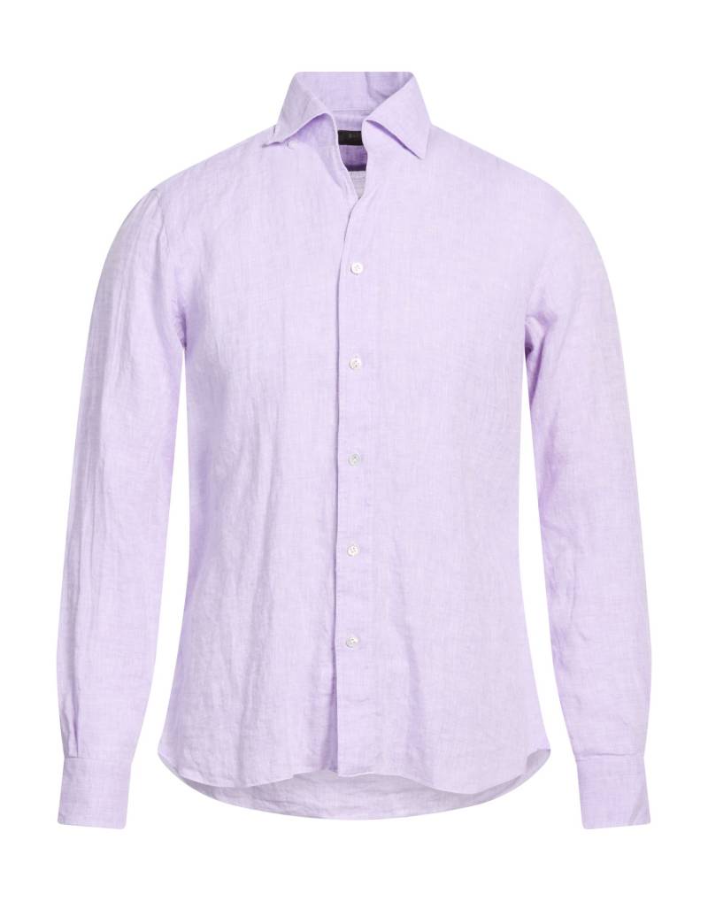 BARBA Napoli Hemd Herren Lila von BARBA Napoli